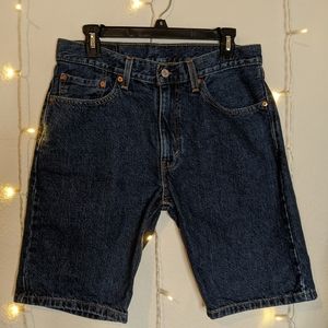 Levi's Dark Wash Denim Shorts